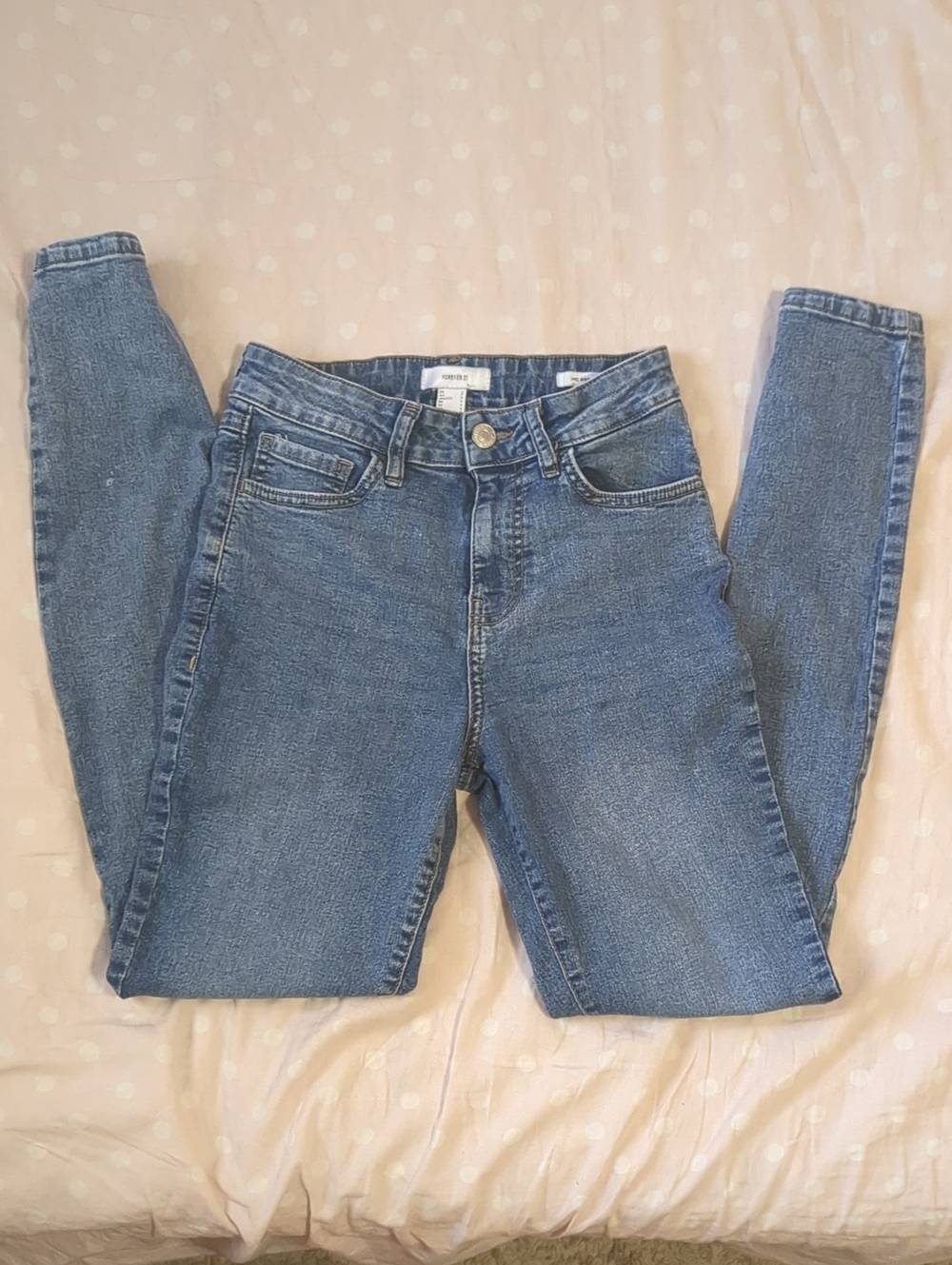 Forever 21 Classic Blue Skinny Jeans